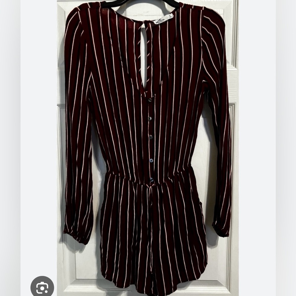 Hollister Striped Romper